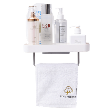 タオルホルダー付き収納ラック