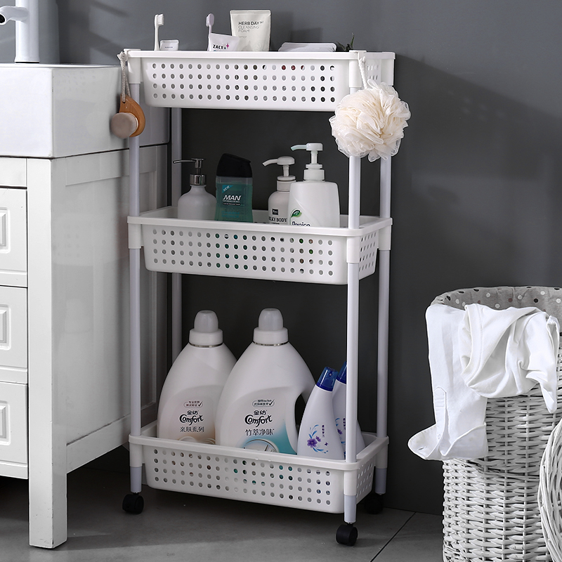 キャスター付き収納棚