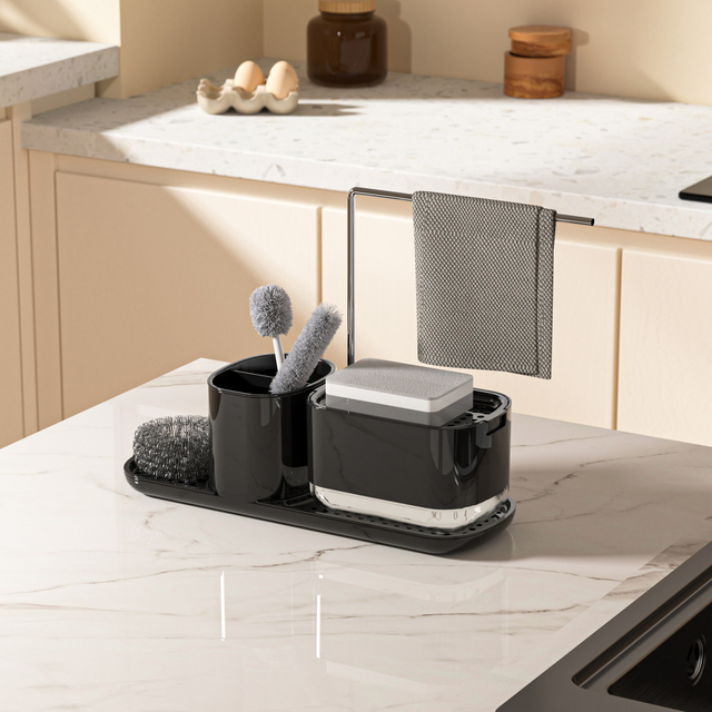 ラック付きソープディスペンサー