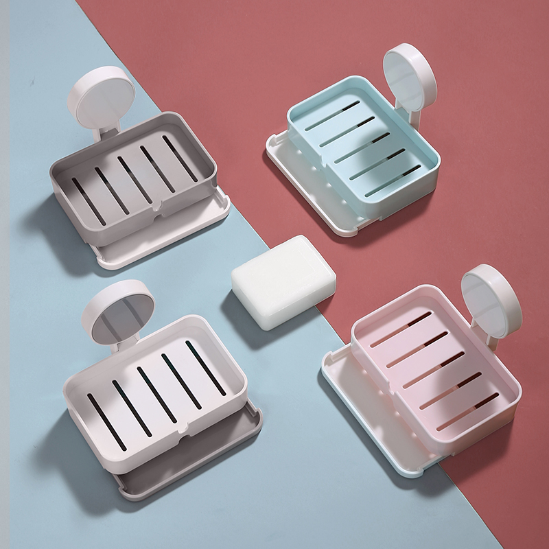 壁掛けダブルソープディッシュ