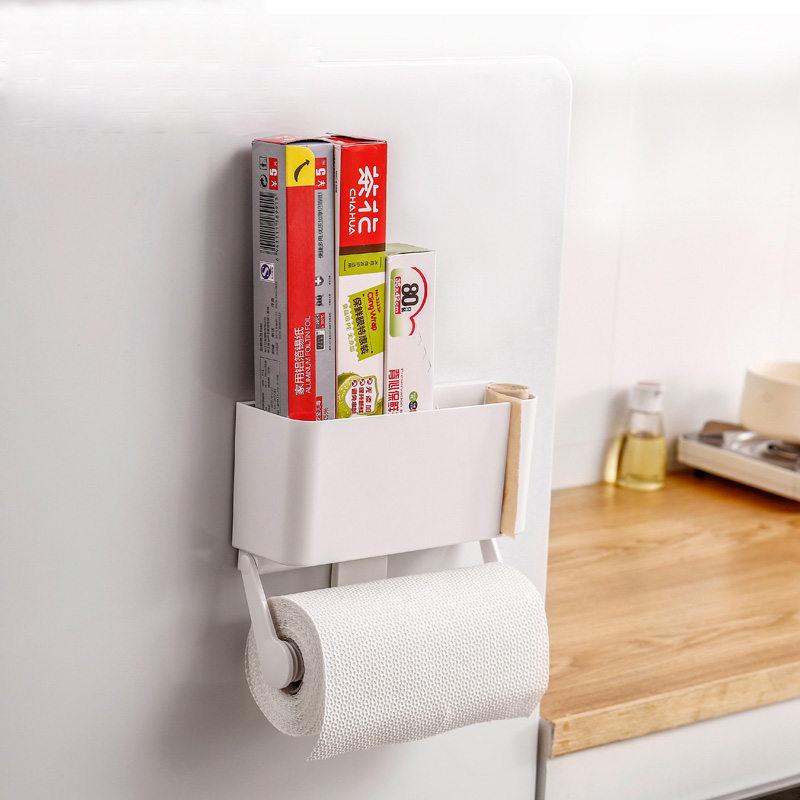 ティッシュホルダー付き磁気収納ラック