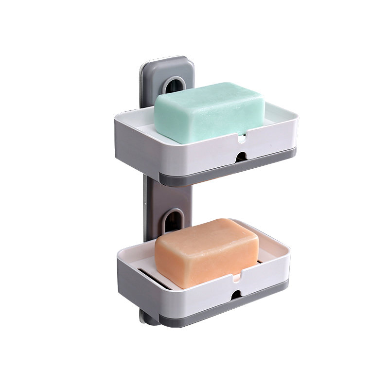 壁掛けダブルソープディッシュ