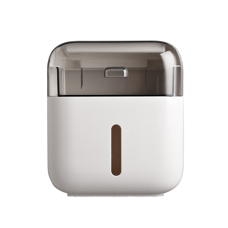 引き出しとラック付きロールペーパーディスペンサー