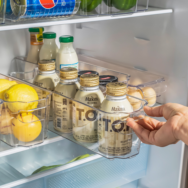 クリア冷蔵庫オーガナイザーセット