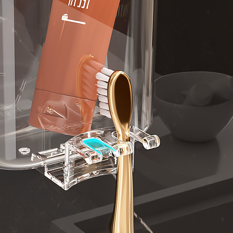 真空吸引角浴室卸売アクリル浴室収納吸引カップ歯ブラシ収納ラック壁ラック